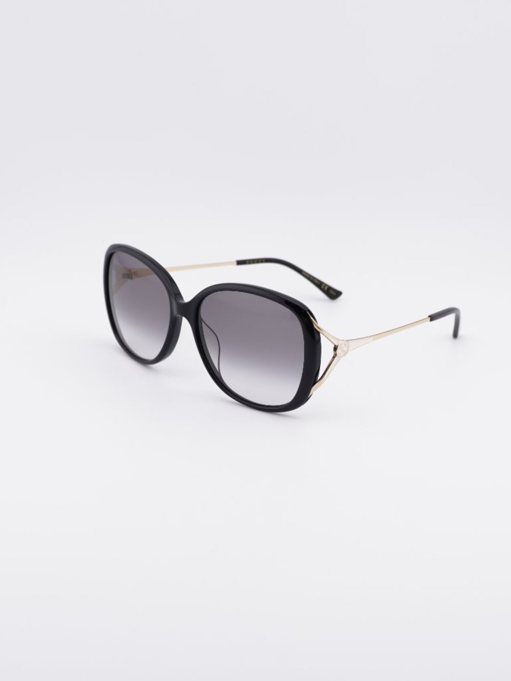 Gucci GG0649SK 001 Sunglasses Black Butterfly Frame, Grey Lenses